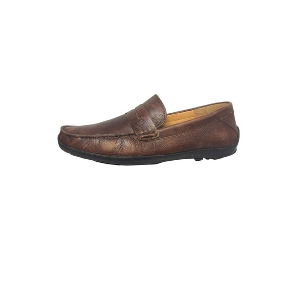 Samuel Hubbard Men Penny Loafers Driving Free Spirit M2111-601 Leather Size 12 main image 7